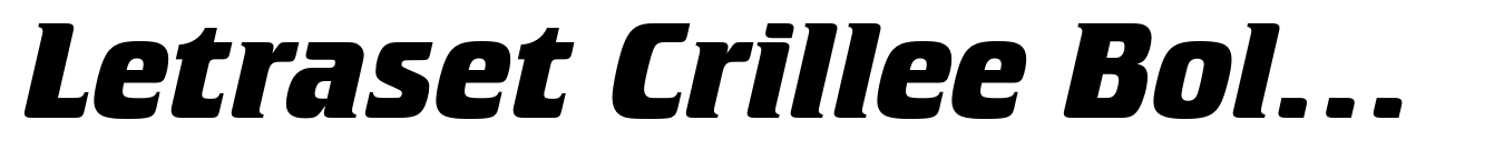 Letraset Crillee Bold Italic